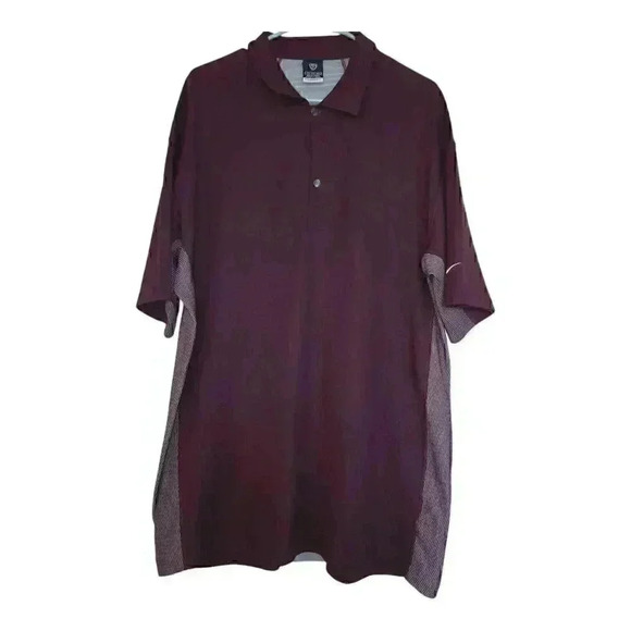 Nike Polo Men’s Size XXLarge Golf Polo Shirt Sphere React Zipper 1/4 Zip Stretch - Picture 1 of 5